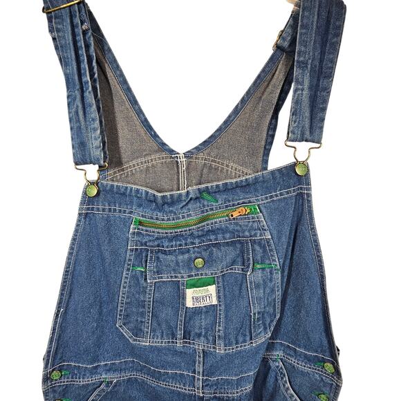 Liberty Men's Stonewashed Denim Bib Overalls 42x30 - Picture 6 of 16